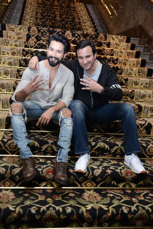 Shahid Kapoor, Saif Ali Khan Promote 'Rangoon' In Delhi