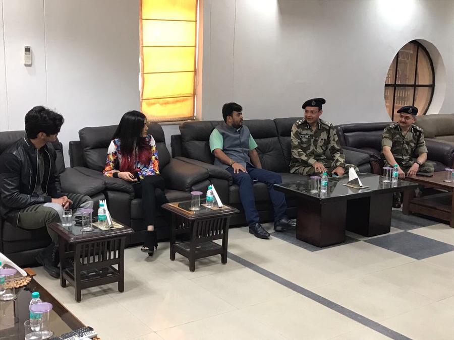 Team Commando 2 meets the Central Industrial Security Forces in SSG Centre in Delhi
