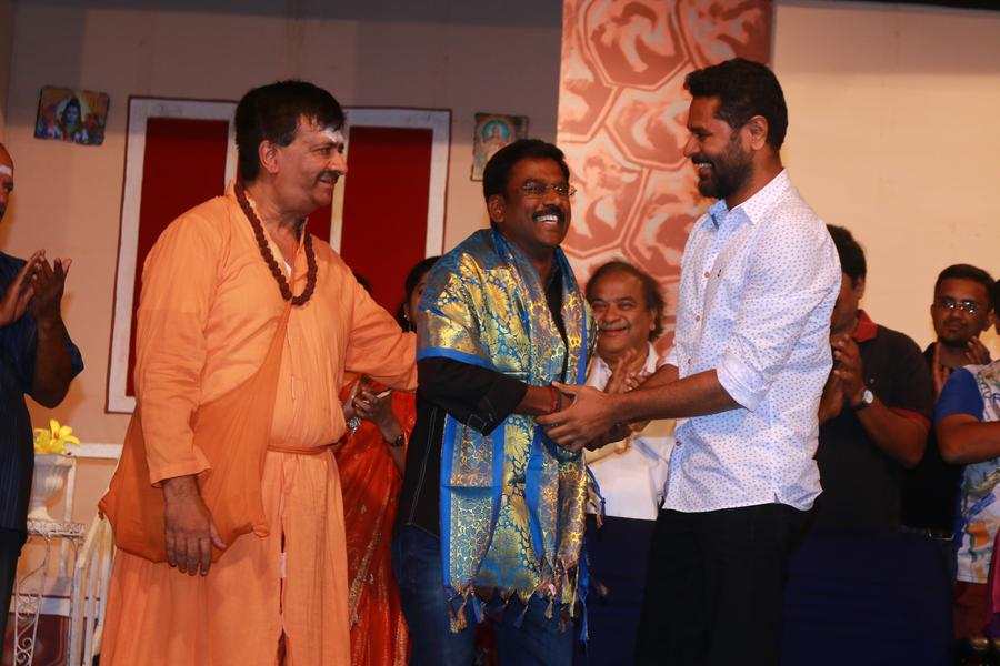Actor Prabhudeva at 75th Successful Show of YGM's Kasethan Kadavulada Stage Show