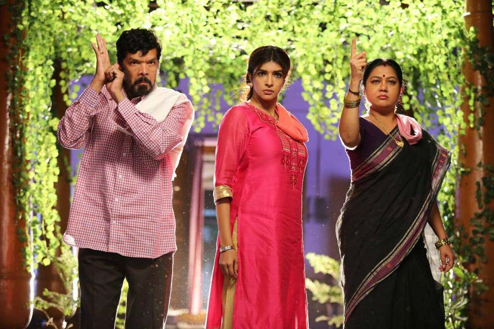 Lakshmi Manchu, Posani Krishna Murali Stills from Lakshmi Bomb Movie