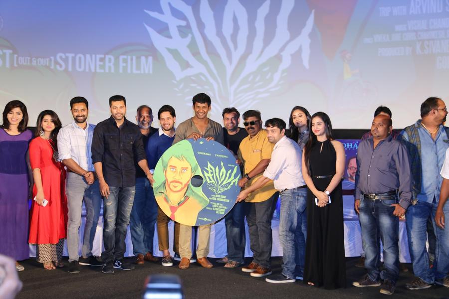 Simba Movie Audio Launch Stills | Bharath, Premgi Amaren, Banu Sri Mehra, Swathi Dixith, Dhansika, Sneha, Prasanna, Venkat Prabhu, Jayamm Ravi, Mysskin