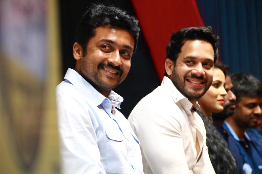 Kadugu Movie Audio Launch Stills | Bharath, Suriya, Director Pandiraj, Radhika Prasidhha, Madhan Karky