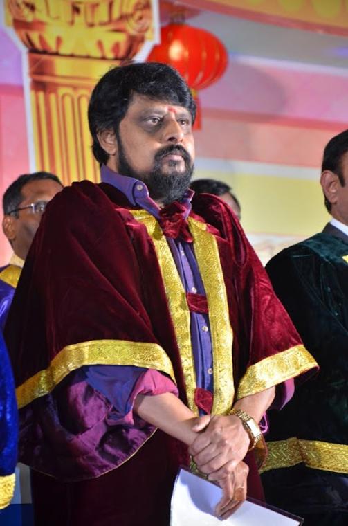 Stills Of Doctorate to Director Vikraman by MGR Research & Educational University