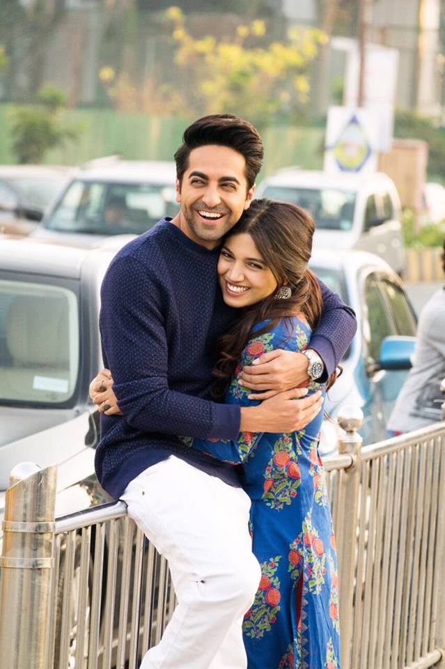 Shubh Mangal Savdhan Movie Working Still
