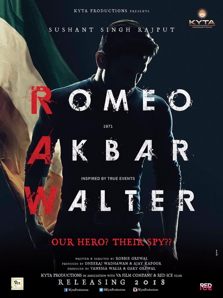 Sushant Singh Rajput's Romeo Akbar Walter First Look Posters