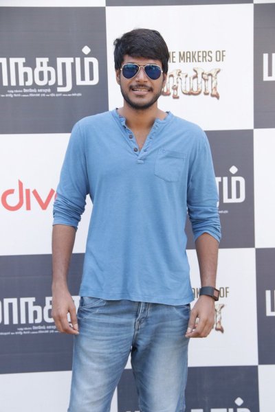 Sundeep Kishan at Maanagaram Movie Press Meet Stills