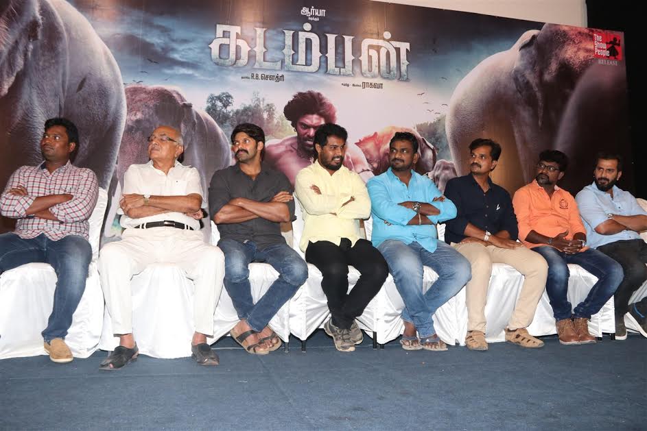 Kadamban Press Meet Stills | Arya, Director Naveen Raghavan, Jithan Ramesh