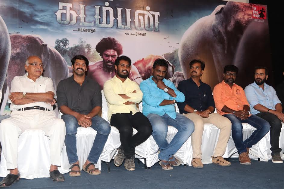 Kadamban Press Meet Stills | Arya, Director Naveen Raghavan, Jithan Ramesh