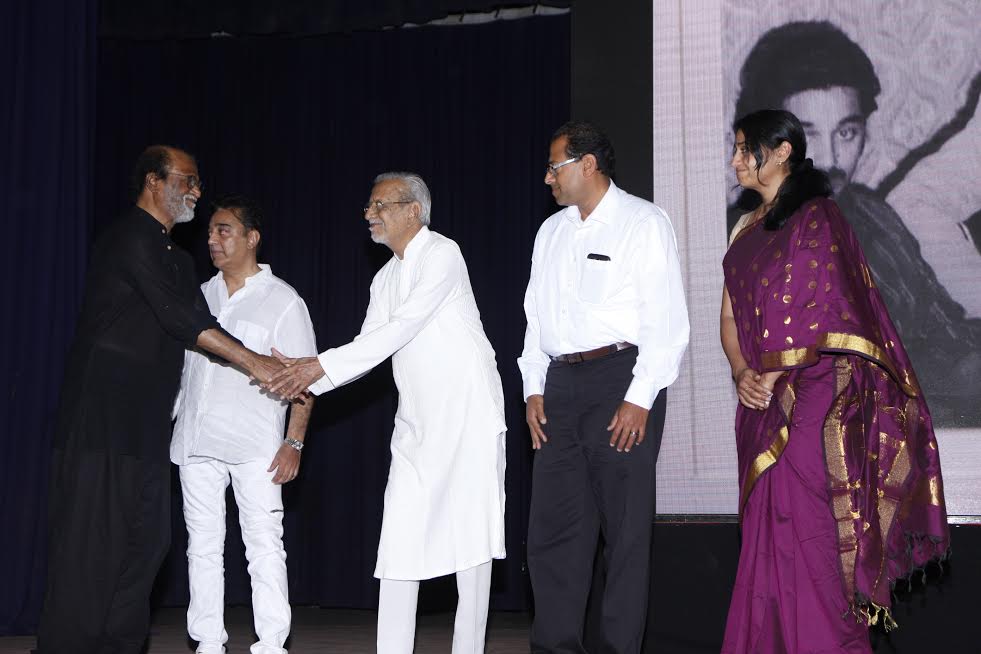 Kamal Haasan, Anu haasan, Rajinikanth at Chandrahaasan Memorial Meet Stills
