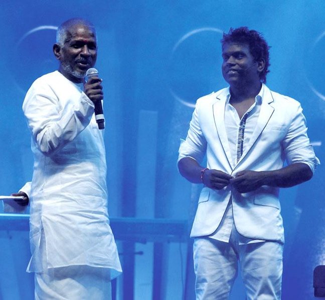 Yuvan Shankar Raja and Ilayaraja