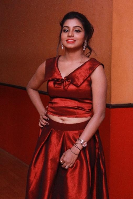 Actress Anisha Xavier At Pichuva Kaththi Movie Audio Launch Stills