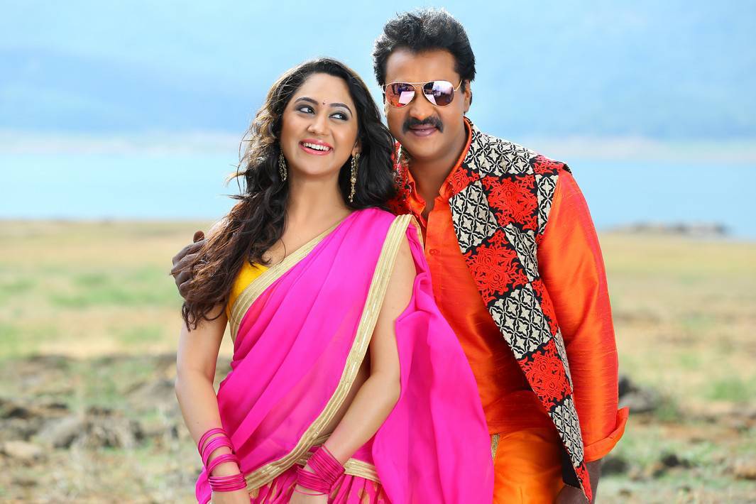 stills of Sunil and Miya George from Ungarala Rambabu