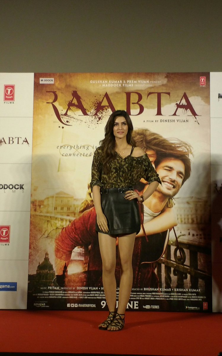 Kriti Sanon at the Raabta Trailer Launch