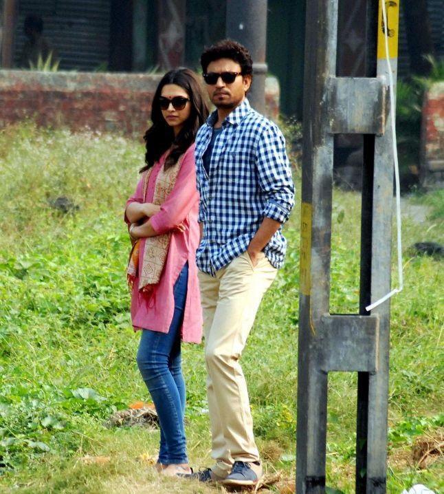 Deepika and Irrfan Khan Still From Piku