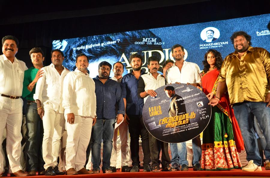 Vilaiyattu Aarambam Audio Launch Stills