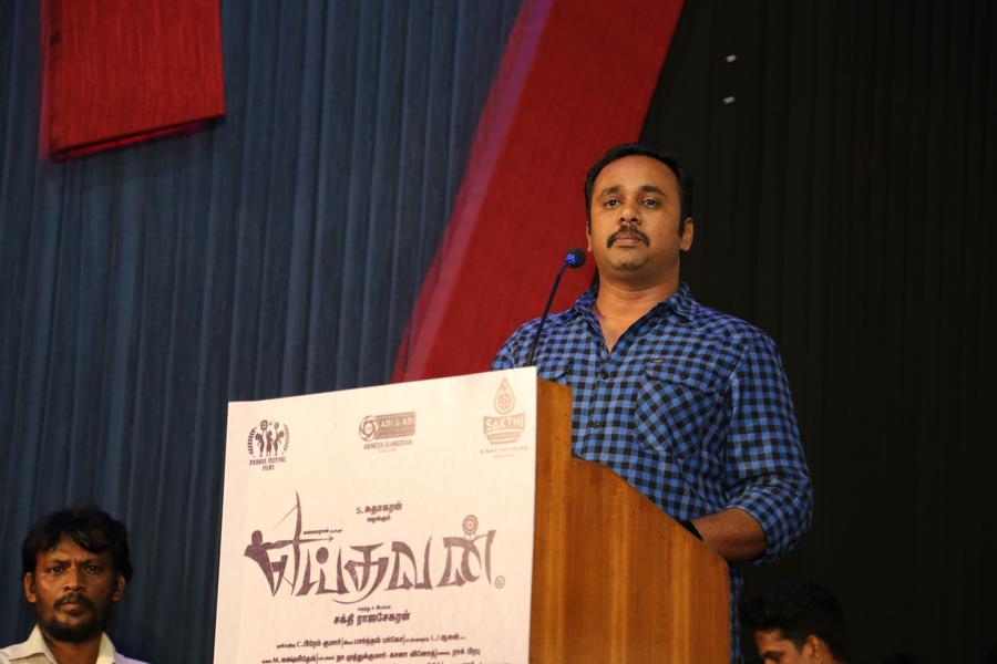 Sakthi Rajasekaran at Yeidhavan Movie Press Meet Stills