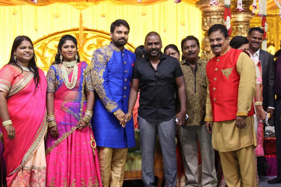 Raghava Lawrence at FEFSI Vijayan Master Son's Wedding Reception