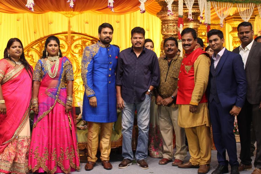 Shankar Shanmugam at FEFSI Vijayan Master Son's Wedding Reception