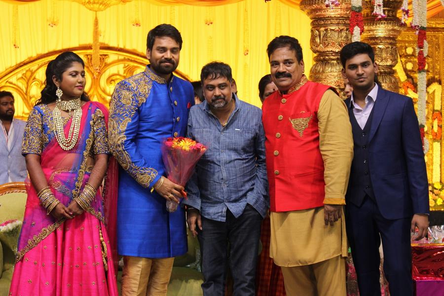 Lingusamy at FEFSI Vijayan Master Son's Wedding Reception