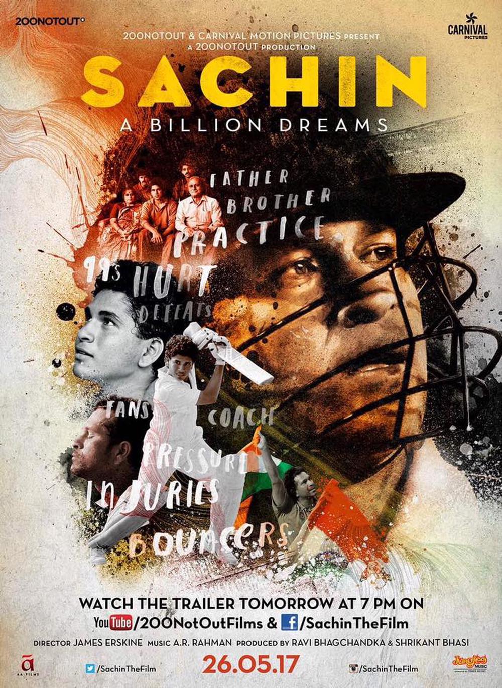 Sachin: A Billion Dreams Movie Poster
