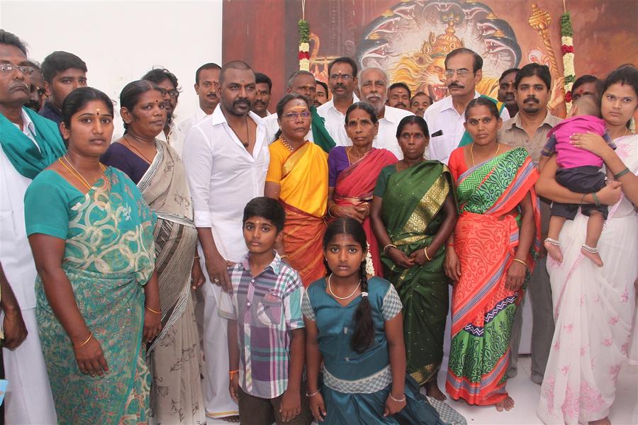 Raghava Lawrence Open Temple for His Living Mother Stills