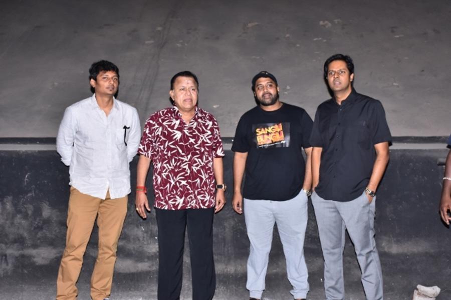 Sangili Bungili Kadhava Thorae team in Madurai for promotions