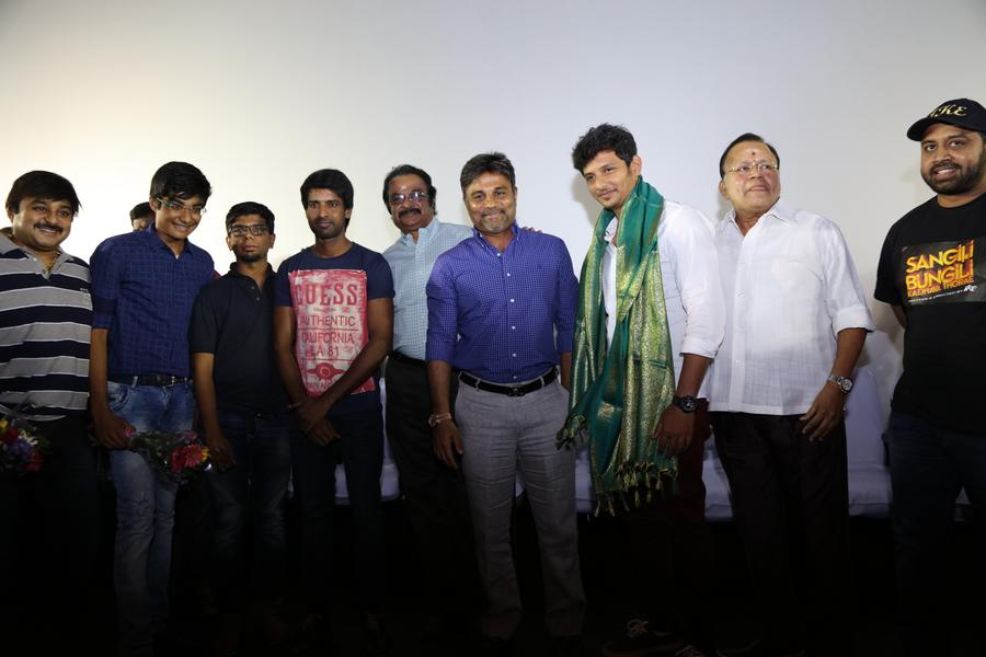 Sangili Bungili Kadhava Thorae Success Celebration at Kamala Cinemas