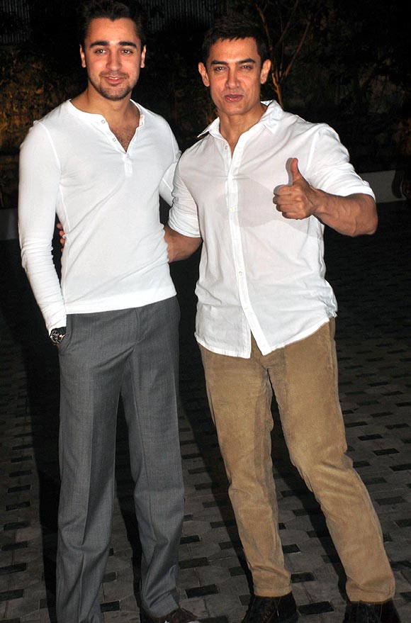 Aamir Khan and Imran Khan