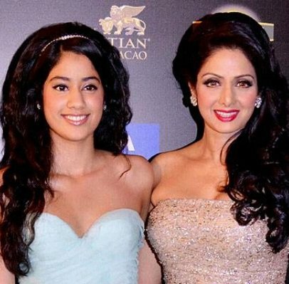 Sridevi and Jhanvi Kapoor