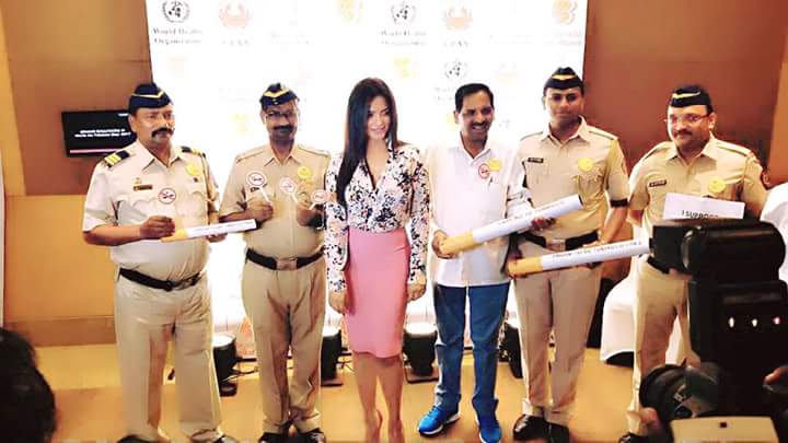 Neetu Chandra At Fight Against Tobacco Press Conference 2017