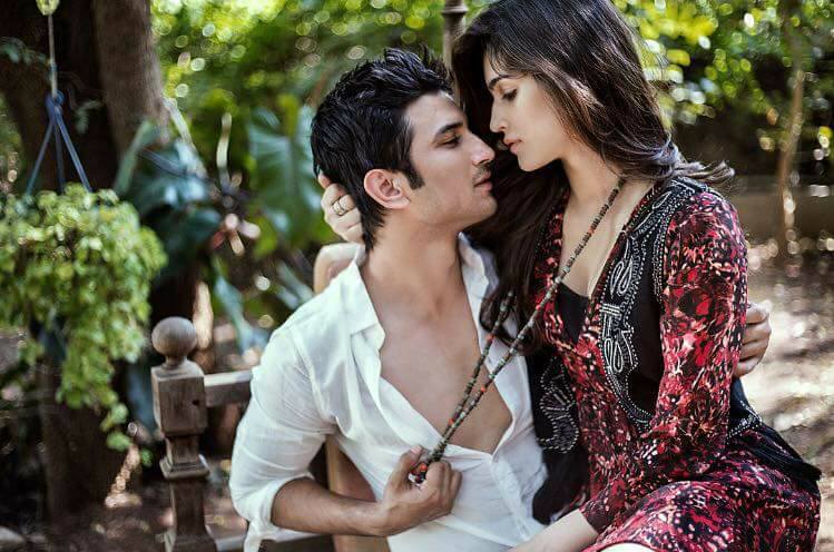 Sushant Singh Rajput and Kriti Sanon stills from Raabta movie