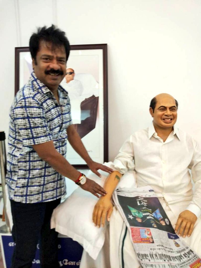 Actor / Director R. Pandiarajan Visited Jeppiaar Memorial Museum