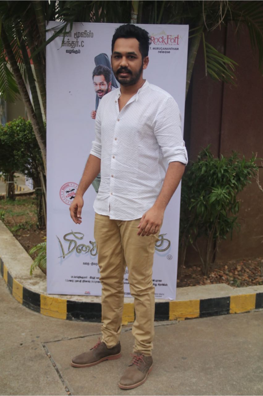 Meesaya Murukku Press Meet Stills