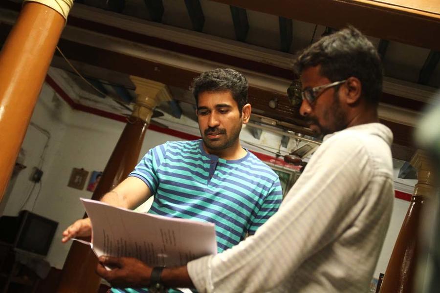 Annadurai Movie Making Stills