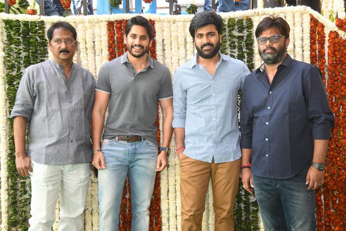 Sharwanand, Kajal Agarwal new movie launch latest stills.