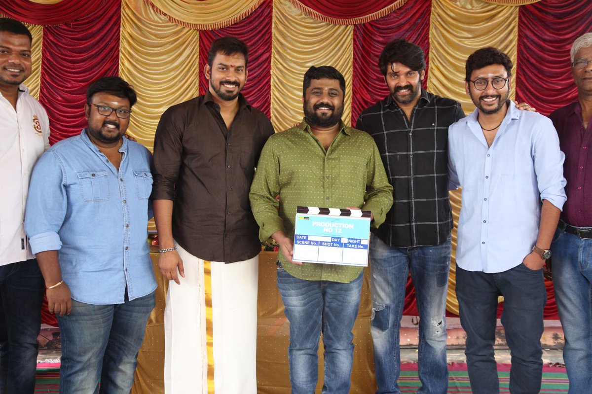 GajiniKanth new movie launch stills.  