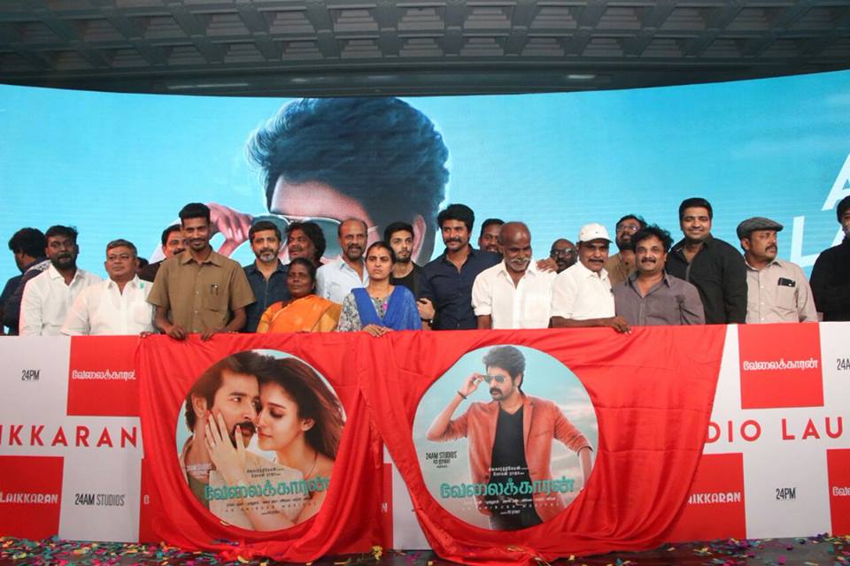 Velaikkaran movie audio launch stills.