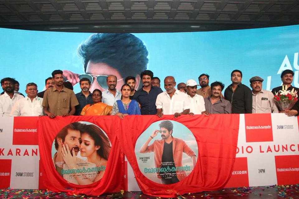 Velaikkaran movie audio launch stills.
