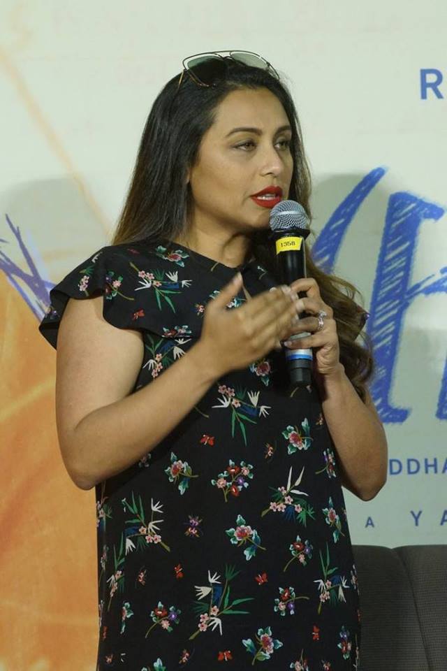 RaniMukerji at Hichki Trailer Launch pictures.