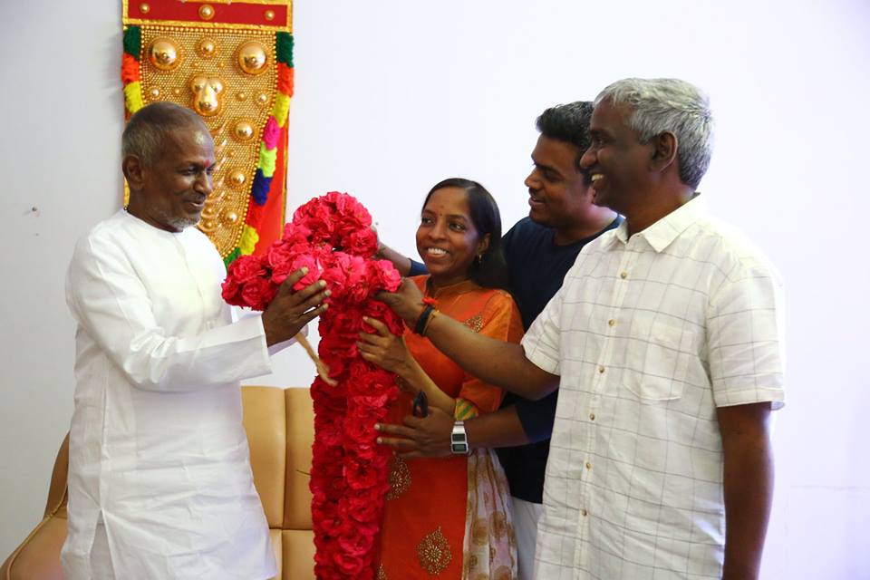 Iiiayaraja With Family Photos.