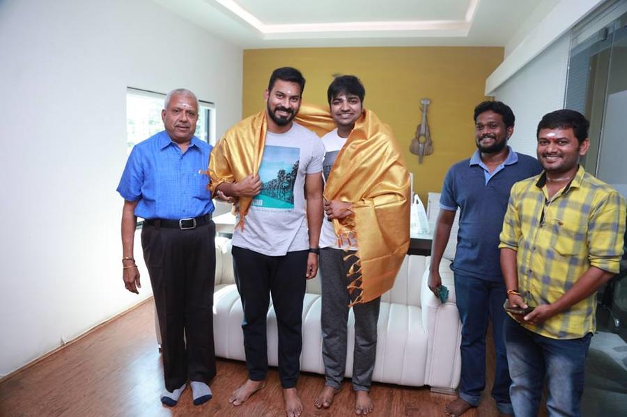 Ghajinikanth Movie Dubbing Started Photos 