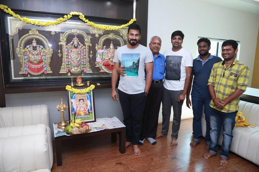 Ghajinikanth Movie Dubbing Started Photos 