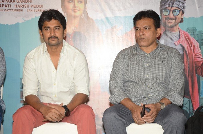 Krishnarjuna Yuddham Press Meet Stills.