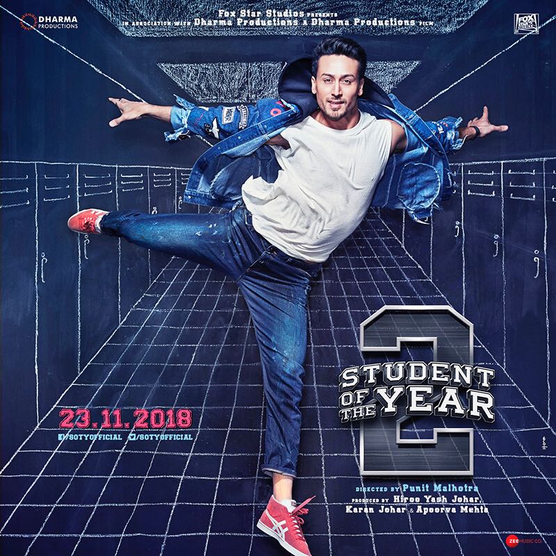 Student Of The Year 2 movie posters.