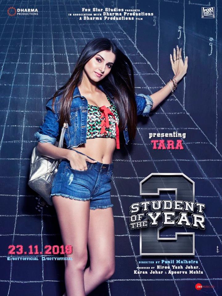 Student Of The Year 2 movie posters.