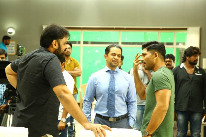 Naa Peru Surya Movie Working Images.