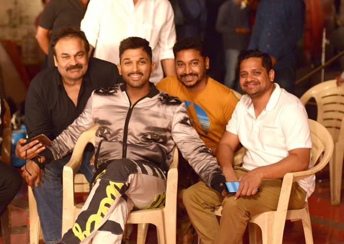 Naa Peru Surya movie shooting spot Exclusive Images.