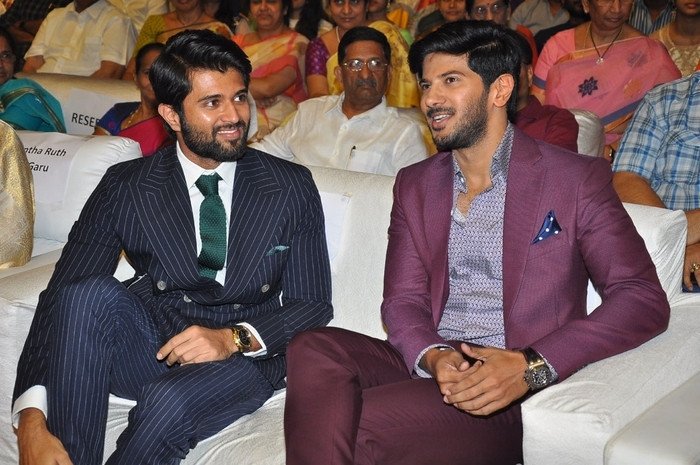 Dulquer Salman and Vijay Deverakonda Exclusive Joining Images.