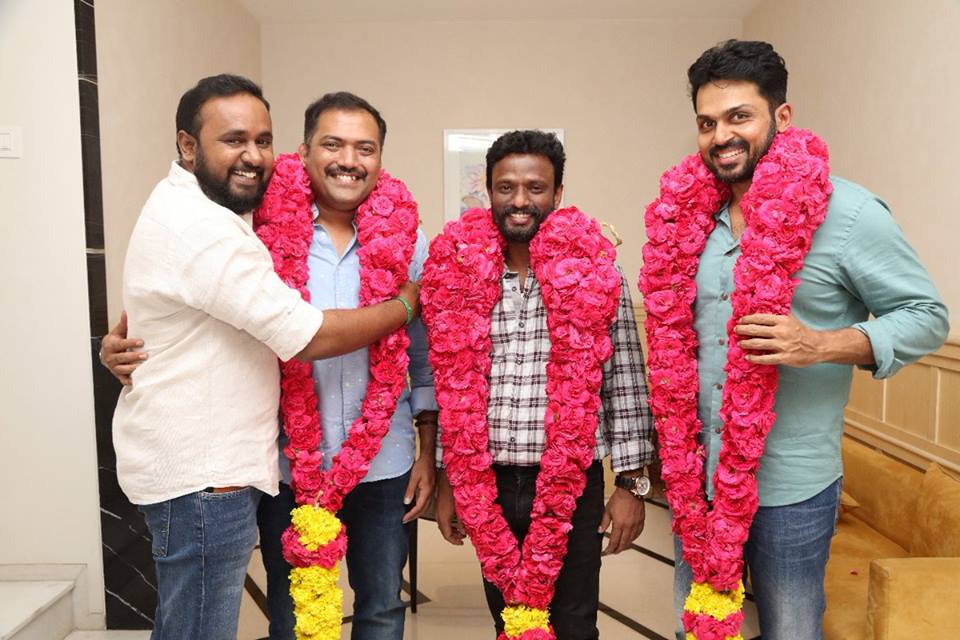 Kadai kutty Singam Team Celebration Pics.
