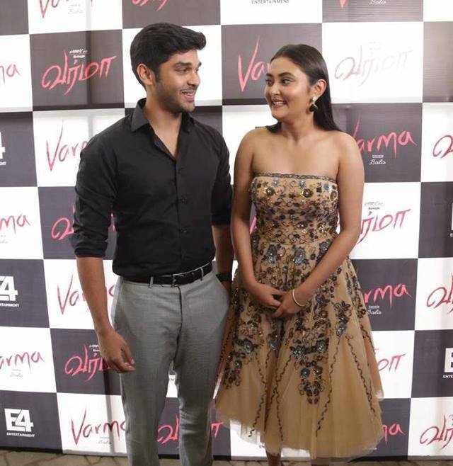 Varma Movie Teaser Launch Photos.